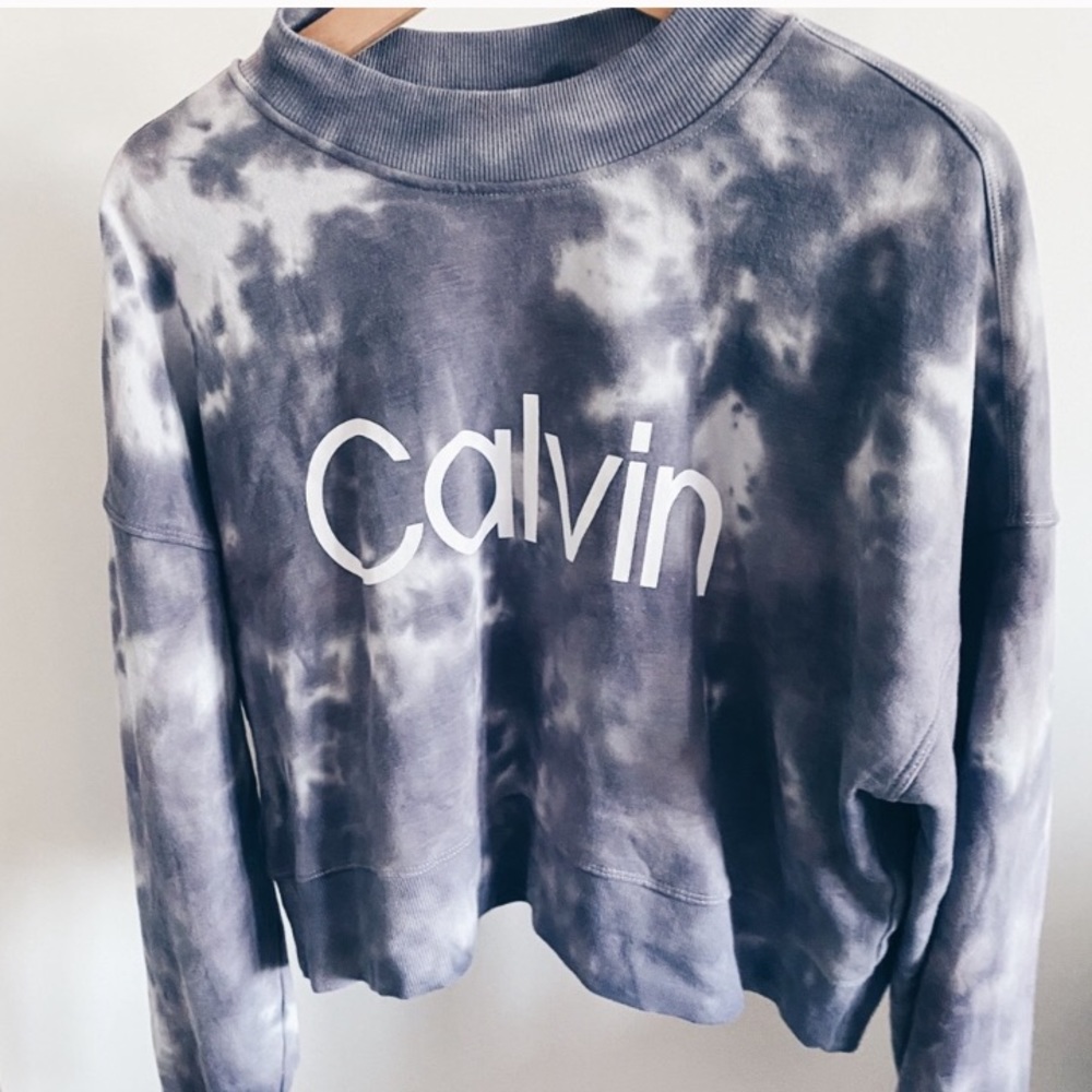calvin klein tie dye top!